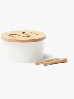 Musikinstrumenter-KidsConcept Kids Concept Tromme, Hvid