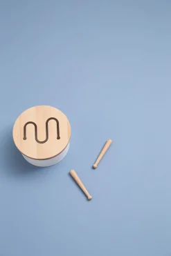 Musikinstrumenter-KidsConcept Kids Concept Tromme, Hvid