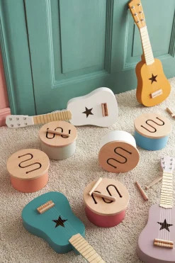 Musikinstrumenter-KidsConcept Kids Concept Tromme, Hvid