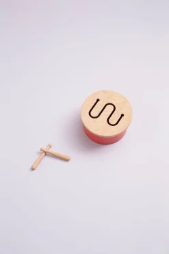 Musikinstrumenter-KidsConcept Kids Concept Tromme, Lyserød Rød