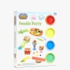 Kreativt Legetøj-KidsDough Kid's Dough Rice Dough Foodie Party Modellervoks