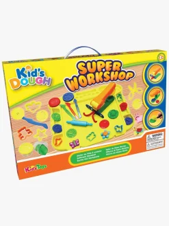 Kreativt Legetøj-KidsDough Kids Dough Super Workshop Modellervoks
