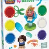 Kreativt Legetøj-KidsDough Kid's Rice Dough  Frisør Modellervoks