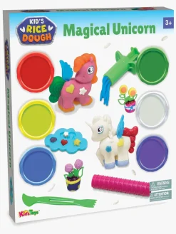 Kreativt Legetøj-KidsDough Kid's Rice Dough  Magisk Enhjørning Modellervoks