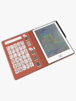 Kreativt Legetøj-Kidywolf KIDYDRAW MINI Tegnetablet LCD Dinosaur Brun