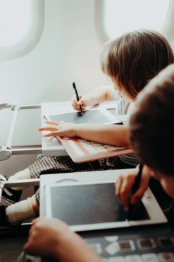 Kreativt Legetøj-Kidywolf KIDYDRAW MINI Tegnetablet LCD Dinosaur Brun