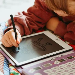 Kreativt Legetøj-Kidywolf KIDYDRAW MINI Tegnetablet LCD Prinsesse Rød