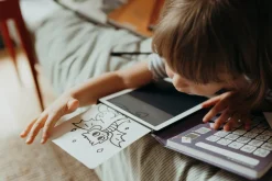 Kreativt Legetøj-Kidywolf KIDYDRAW MINI Tegnetablet LCD Eventyr Lilla