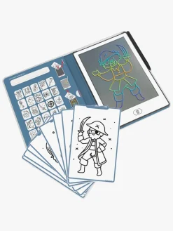 Kreativt Legetøj-Kidywolf KIDYDRAW MINI Tegnetablet LCD Pirat Blå