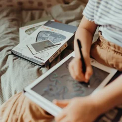 Kreativt Legetøj-Kidywolf KIDYDRAW MINI Tegnetablet LCD Pirat Blå