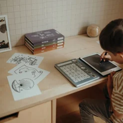 Kreativt Legetøj-Kidywolf KIDYDRAW MINI Tegnetablet LCD Pirat Blå