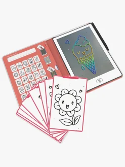Kreativt Legetøj-Kidywolf KIDYDRAW MINI Tegnetablet LCD Kawaii Lilla