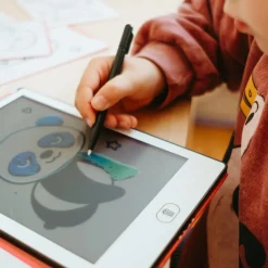 Kreativt Legetøj-Kidywolf KIDYDRAW MINI Tegnetablet LCD Kawaii Lilla