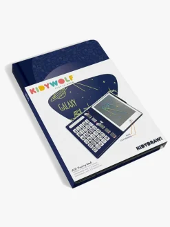 Kreativt Legetøj-Kidywolf KIDYDRAW MINI Tegnetablet LCD Galakse Blå