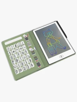 Kreativt Legetøj-Kidywolf KIDYDRAW MINI Tegnetablet LCD Rejse Grøn