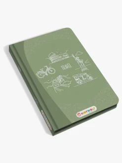 Kreativt Legetøj-Kidywolf KIDYDRAW MINI Tegnetablet LCD Rejse Grøn