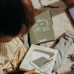 Kreativt Legetøj-Kidywolf KIDYDRAW MINI Tegnetablet LCD Rejse Grøn