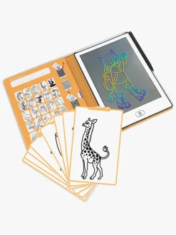 Kreativt Legetøj-Kidywolf KIDYDRAW MINI Tegnetablet LCD Dyr Orange