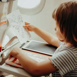 Kreativt Legetøj-Kidywolf KIDYDRAW MINI Tegnetablet LCD Dyr Orange