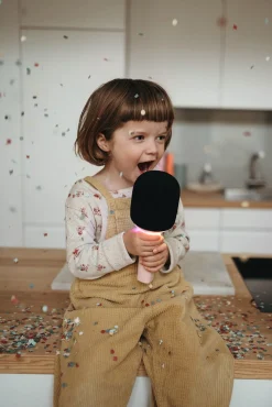 Elektronik & Media-Kidywolf KIDYMIC Karaokemikrofon All-in-One, Pink Lyserød