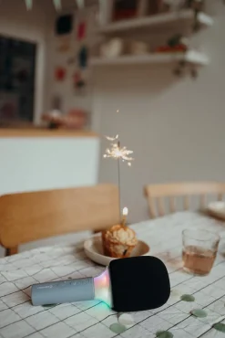 Elektronik & Media-Kidywolf KIDYMIC Karaokemikrofon All-in-One, Blå Blå