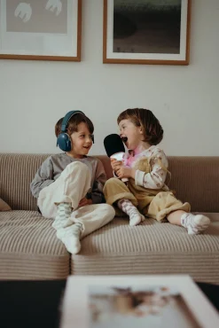 Elektronik & Media-Kidywolf KIDYMIC Karaokemikrofon All-in-One, Blå Blå