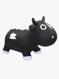 Udelegetøj-KidZZfarm Hoppedyr Ko, Sort