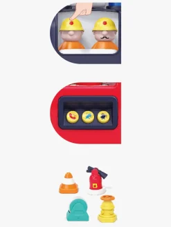 Legetøjsbiler & -Fartøjer-Kinder and Kids Brandbil med Lys & Lyde Rød