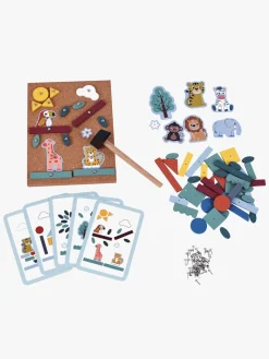 Rolleleg-Kinder and Kids Hammer Og Søm Spil Junglen, Multifarvet