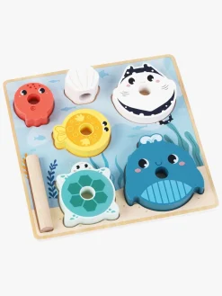 Spil & Puslespil-Kinder and Kids 2-i-1 Børnepuslespil og Stabletårn Flerfarvet