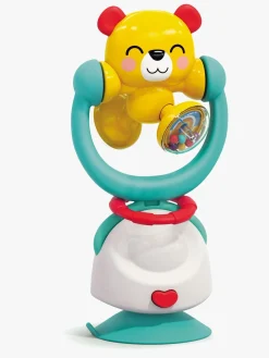 Babylegetøj-Kinder and Kids 2-i-1 Rangle med Sugekop Kung Fu Bjørn Flerfarvet