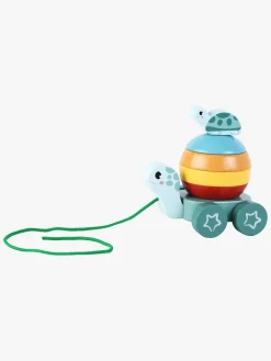 Trælegetøj-Kinder and Kids Pull and Stack Animal Træklegetøj