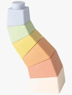 Babylegetøj-Kinder and Kids Stableklodser Dinosaur, Multifarvet Flerfarvet