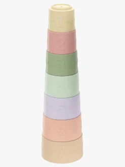 Babylegetøj-Kinder and Kids Stableklodser 7-pack Flerfarvet