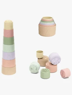 Babylegetøj-Kinder and Kids Stableklodser 7-pack Flerfarvet