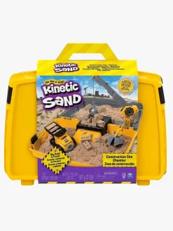 Kreativt Legetøj-KineticSand Kinetic Sand Byggeplads Sammenklappelig Sandkasse