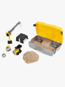Kreativt Legetøj-KineticSand Kinetic Sand Byggeplads Sammenklappelig Sandkasse