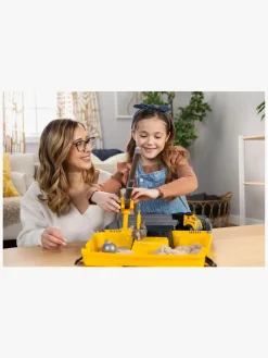 Kreativt Legetøj-KineticSand Kinetic Sand Byggeplads Sammenklappelig Sandkasse