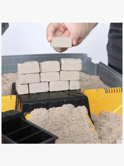 Kreativt Legetøj-KineticSand Kinetic Sand Byggeplads Sammenklappelig Sandkasse