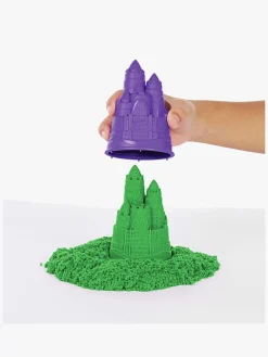 Kreativt Legetøj-KineticSand Kinetic Sand Legesæt Sandkasse Grøn