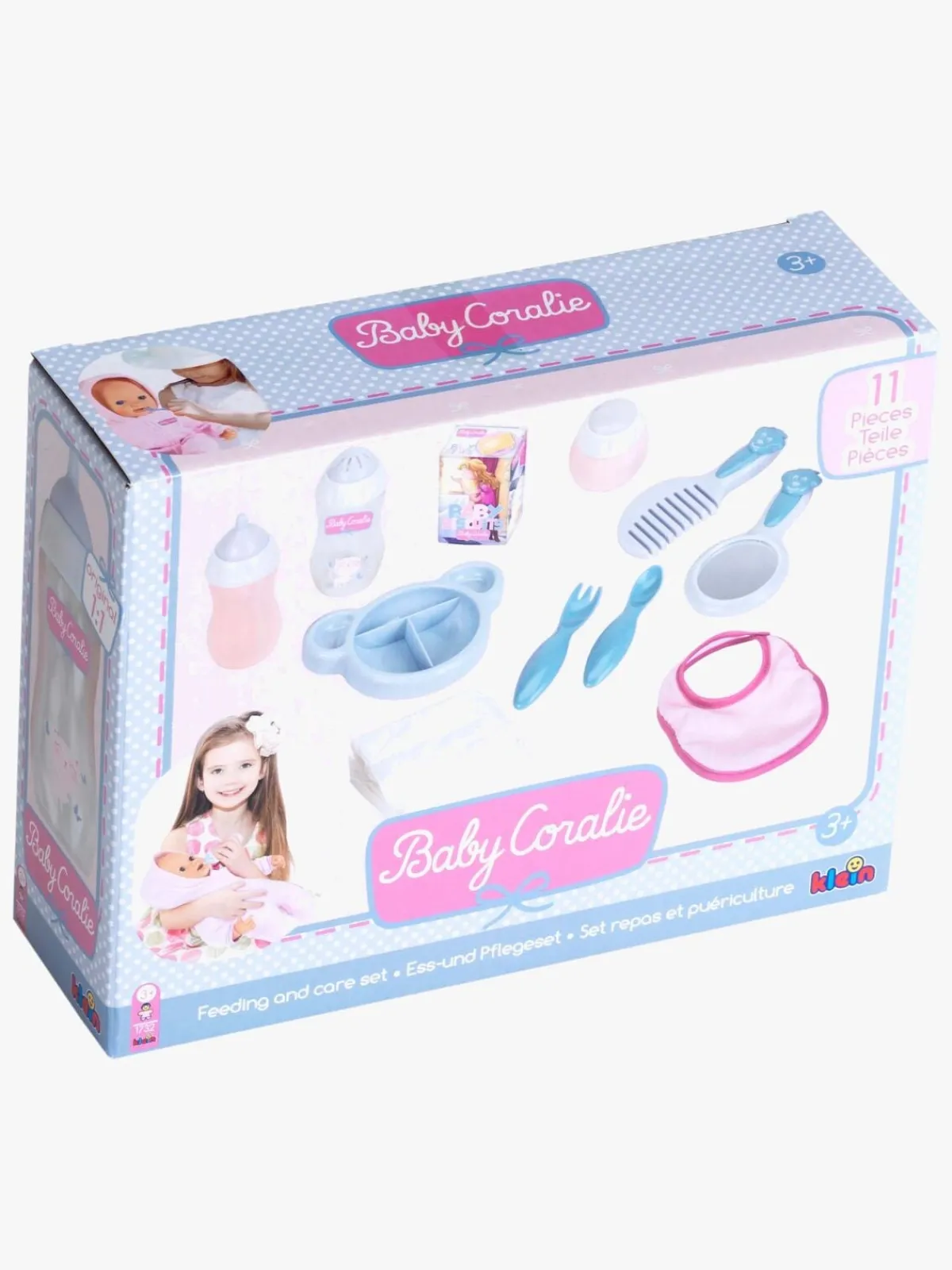 Dukker & Bamser-KleinToys Klein Toys Baby Coralie Legesæt