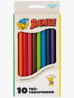 Kreativt Legetøj-Bamse Kärnan Farveblyanter 10-pack