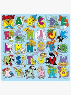 Spil & Puslespil-Bamse Kärnan Verdens Stærkeste Bjørn Puslespil Bogstaver 29 Brikker