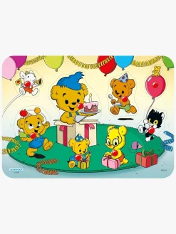 Legetøj Til Børn På 0-10 År|Spil & Puslespil-Bamse Kärnan Verdens Stærkeste Bjørn Knoppuslespil 8 Brikker