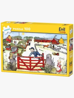 Spil & Puslespil-EmilILonneberga Kärnan Emil fra Lønneberg Puslespil 100 Brikker