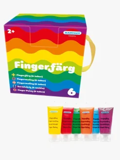 Kreativt Legetøj-Krnan Kärnan Fingermaling 6 Tuber