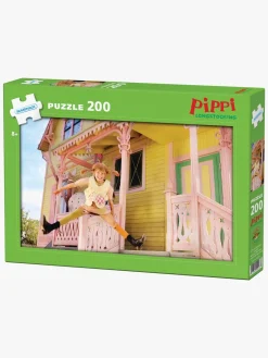 Spil & Puslespil-PippiLangstrump Kärnan Pippi Langstrømpe Puslespil 200 Brikker