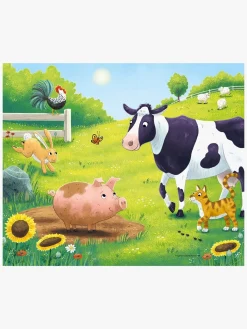 Spil & Puslespil-Krnan Kärnan Puslespil På Bondegården 6 Brikker