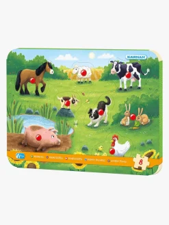 Legetøj Til Børn På 0-10 År|Spil & Puslespil-Krnan Kärnan Puslespil På Bondegården 8 Brikker
