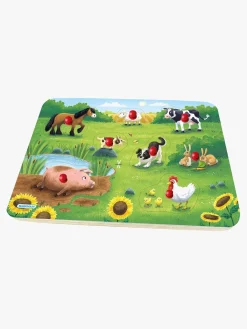 Legetøj Til Børn På 0-10 År|Spil & Puslespil-Krnan Kärnan Puslespil På Bondegården 8 Brikker